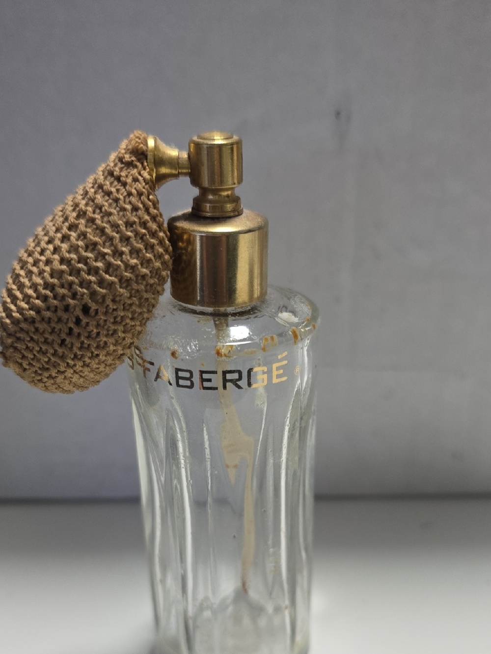 Women’s Vintage Glass Atomizer - Tan